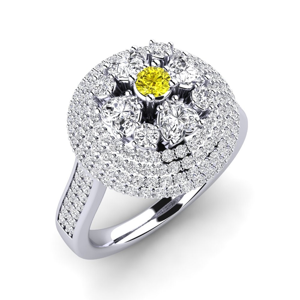 Diamante Giallo Anello Radigan