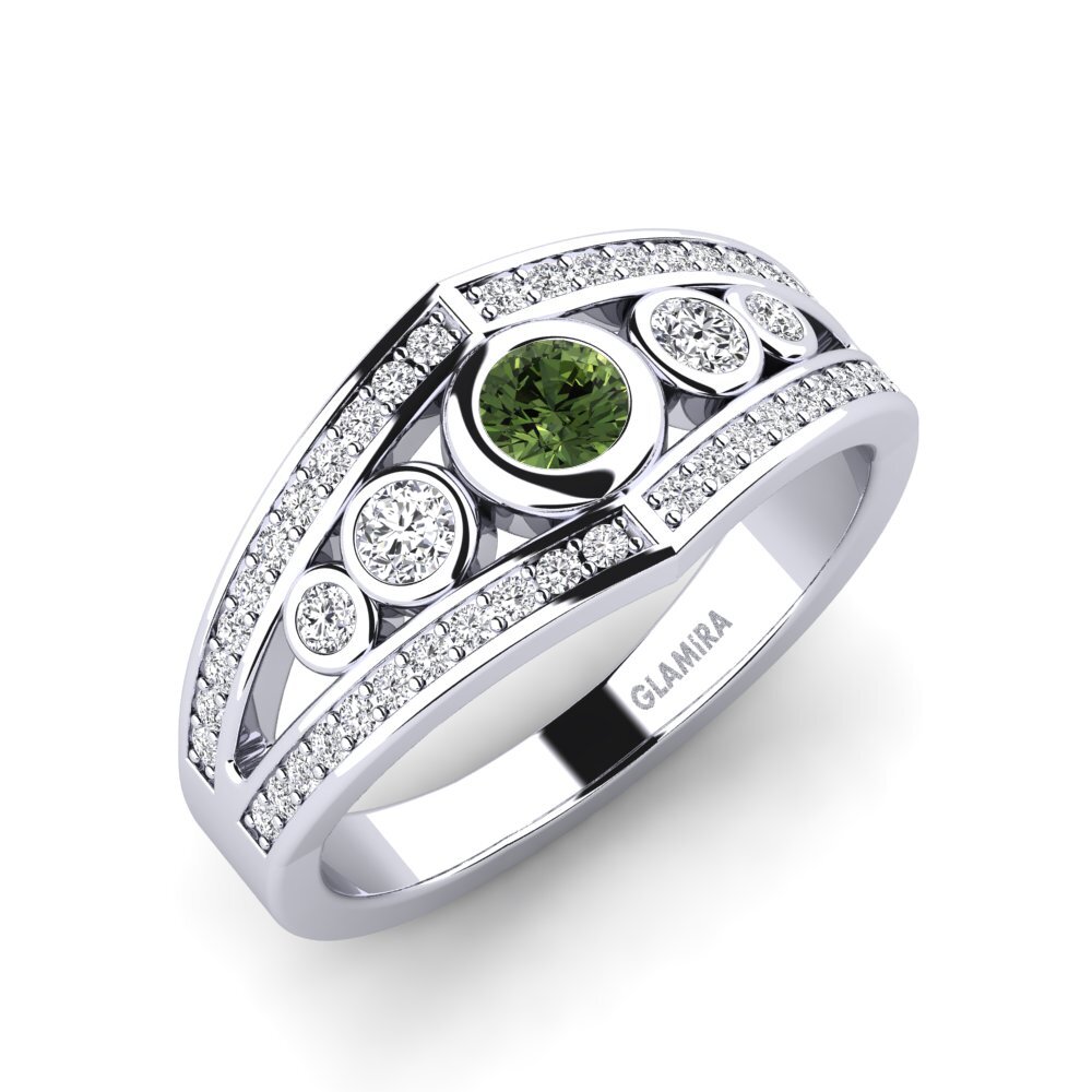 Green Sapphire Engagement Ring Ratee
