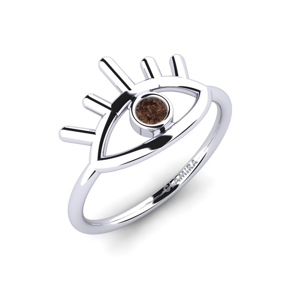Rauchquarz Ring Schwanke
