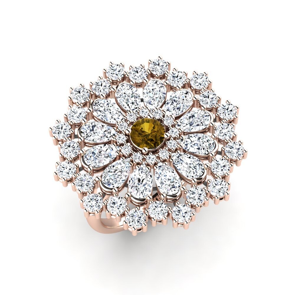 Brown Zircon Ring Zirkle