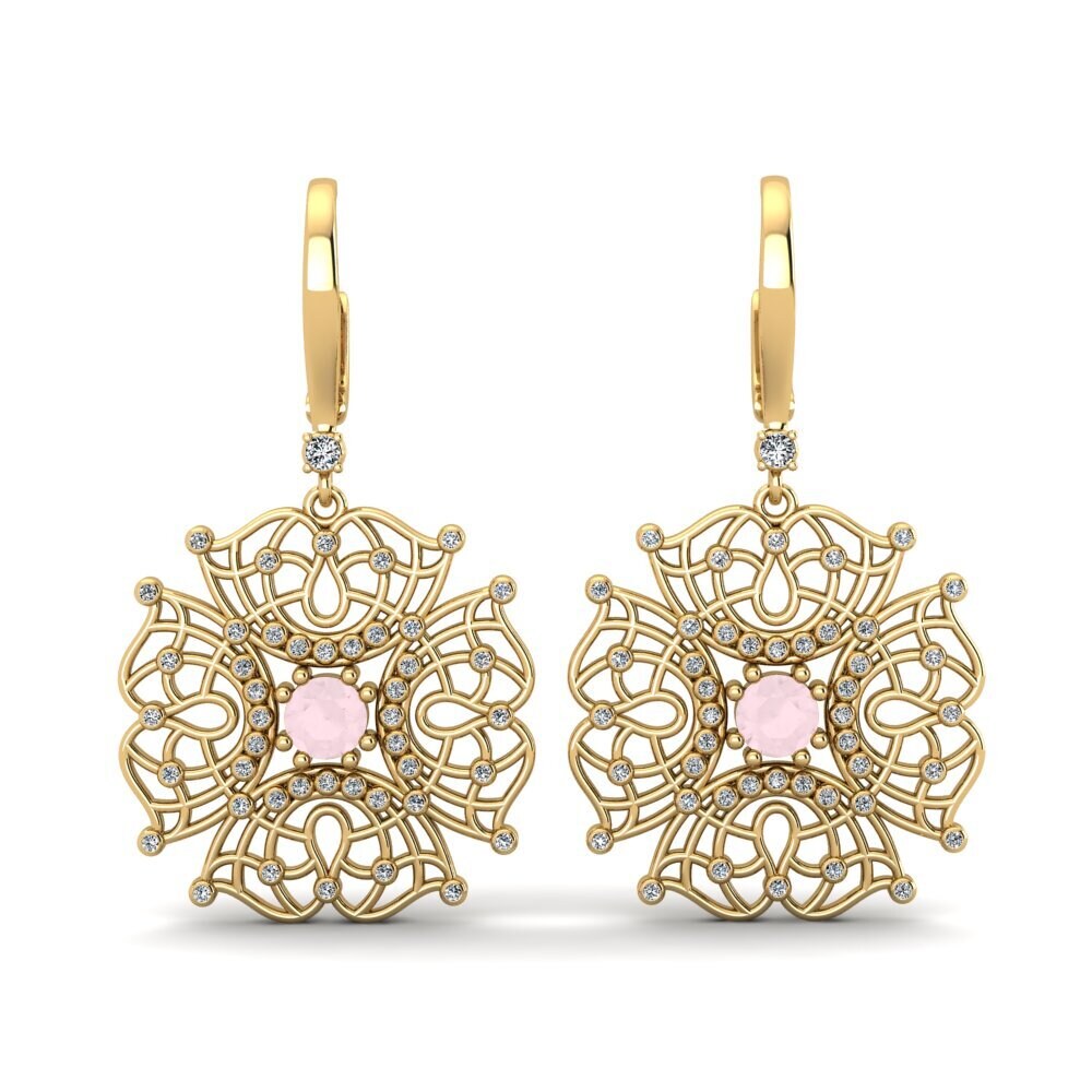 Rose Quartz Women's Earring Lenita