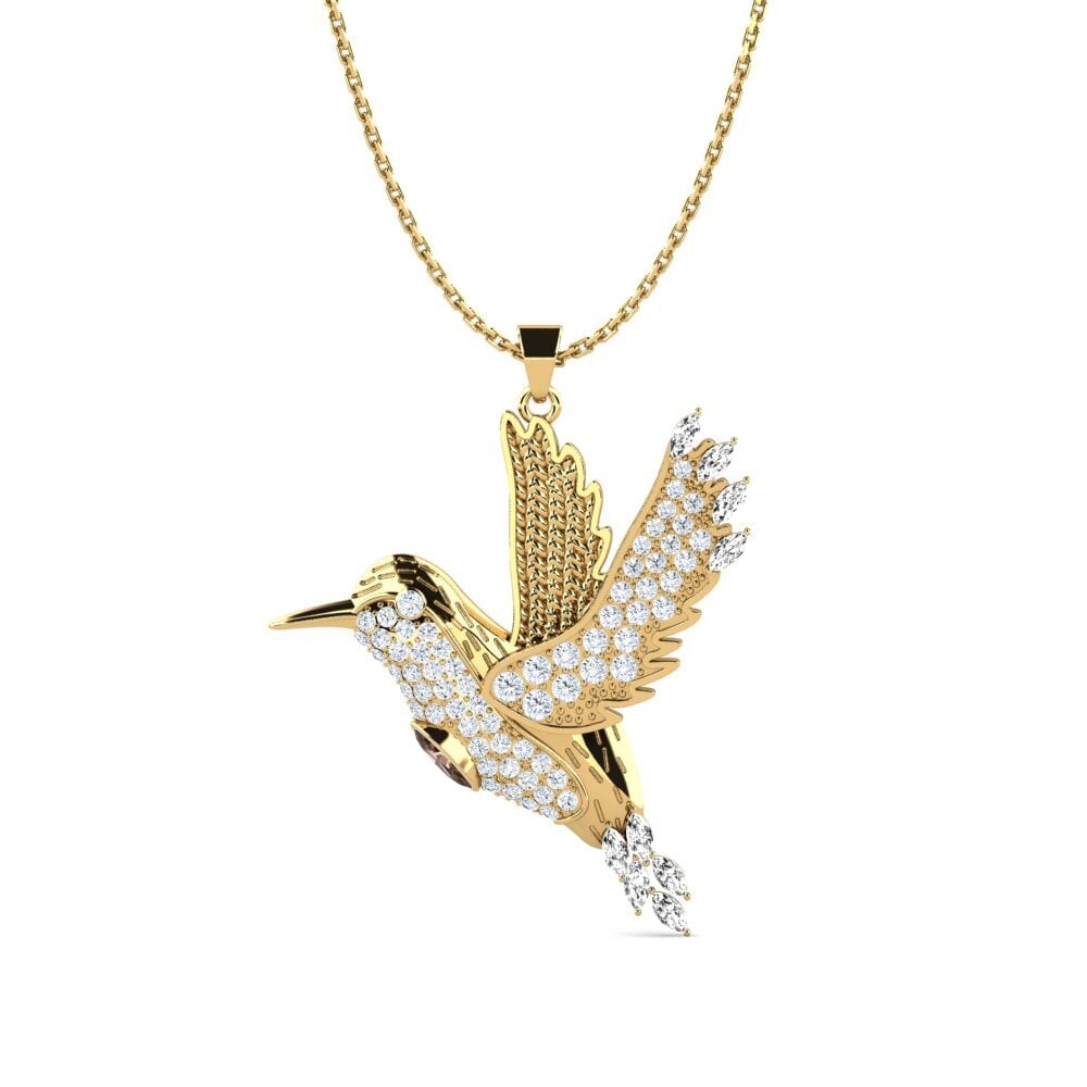 Smoky Quartz Women's Pendant Chandeleur