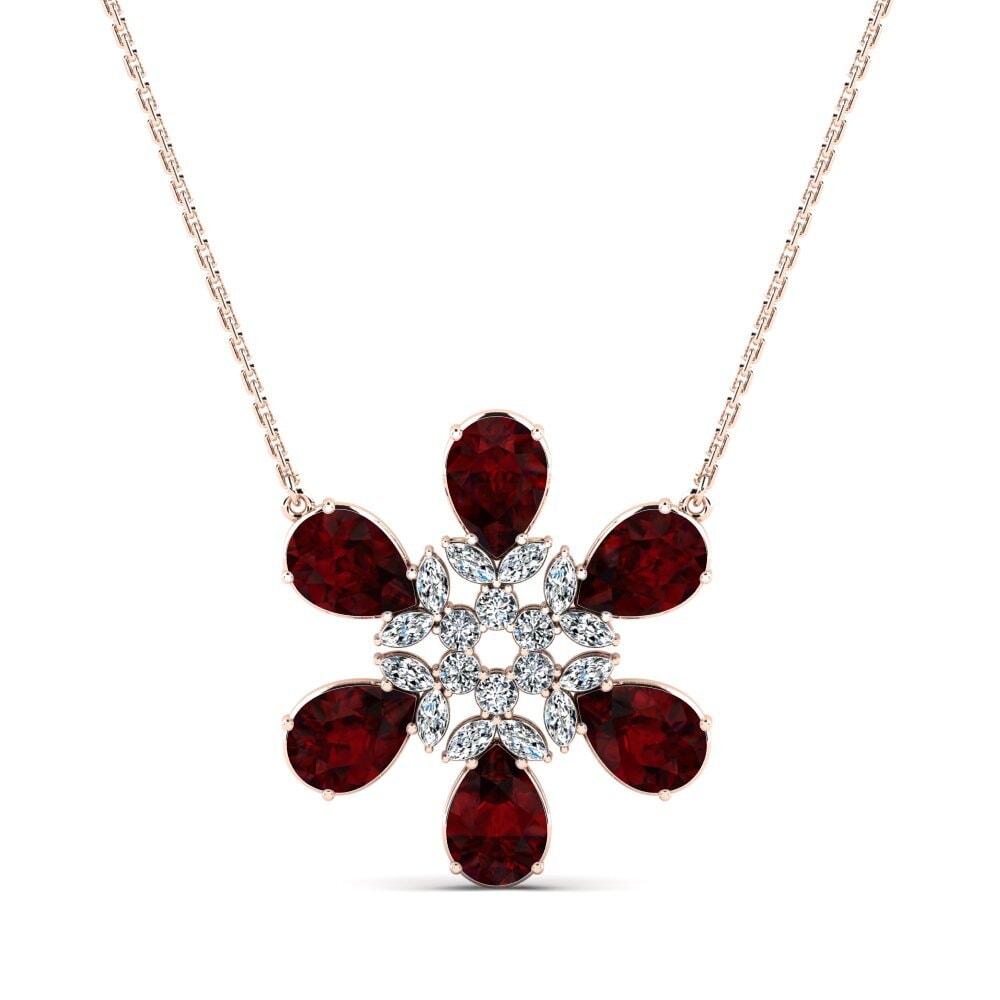Garnet Women's Necklace Ellard