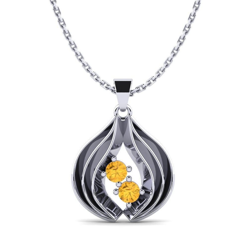 Citrino Colgante de Mujer Kasie