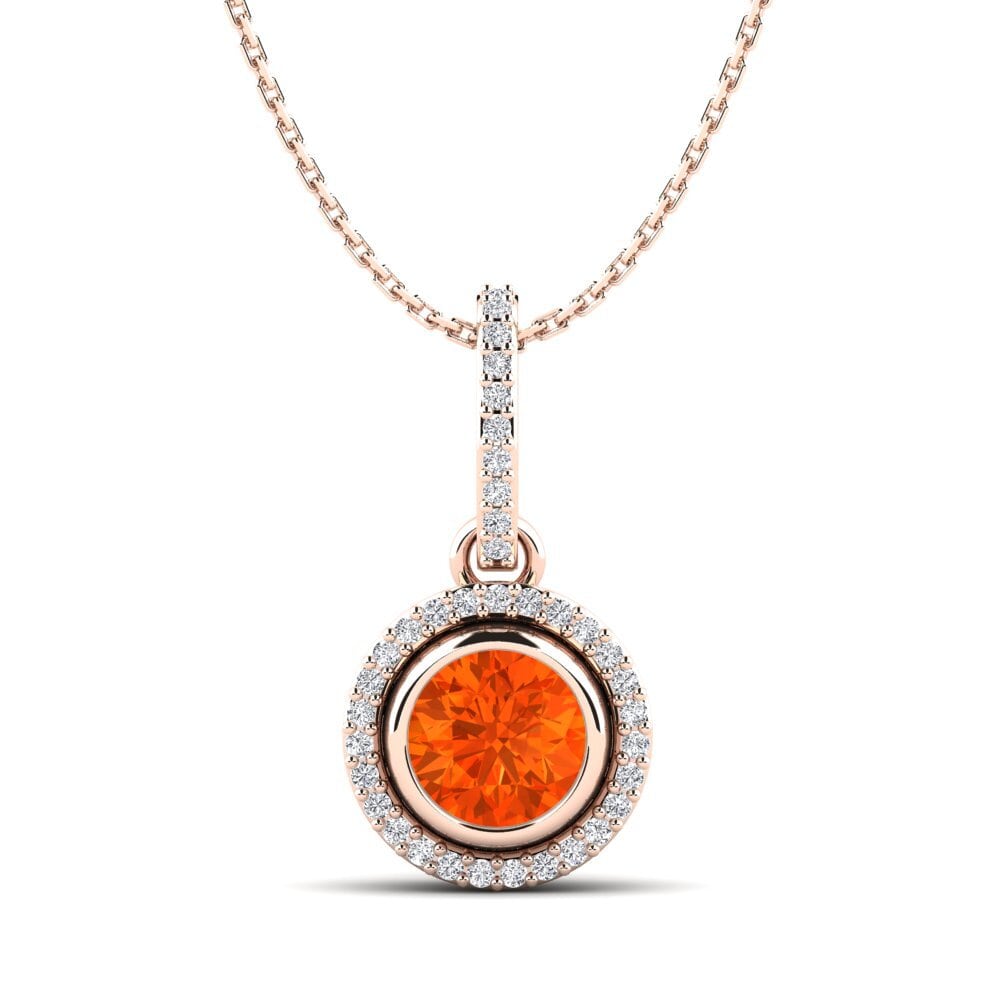 Fire Opal Women's Pendant Pawniard