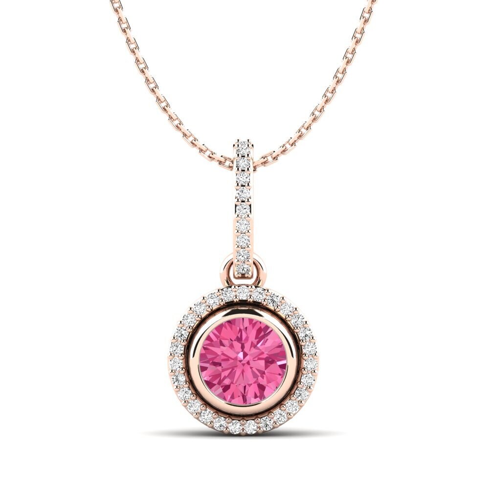 Turmalina rosa Colgante de Mujer Pawniard