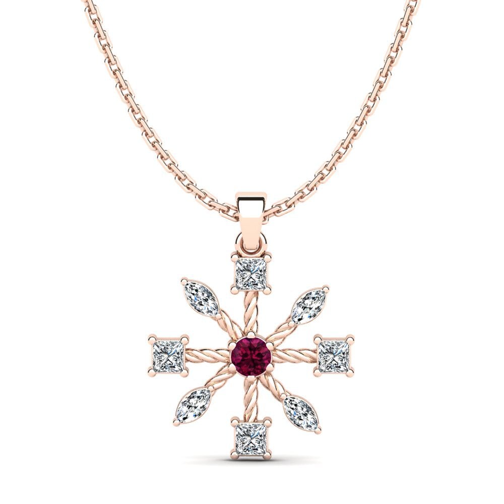 Rhodolite Garnet Women's Pendant Perfecto