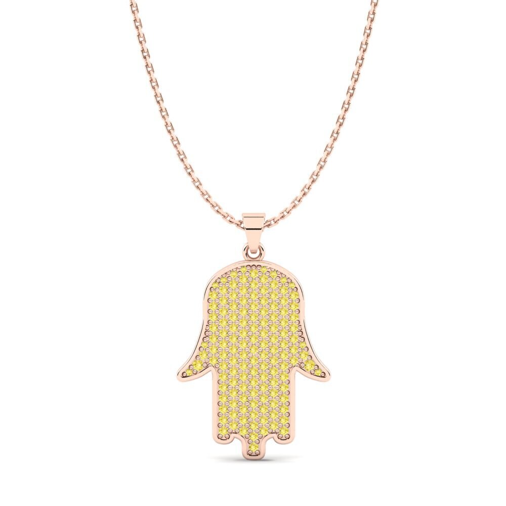 Yellow Sapphire Women's Pendant Sandslash