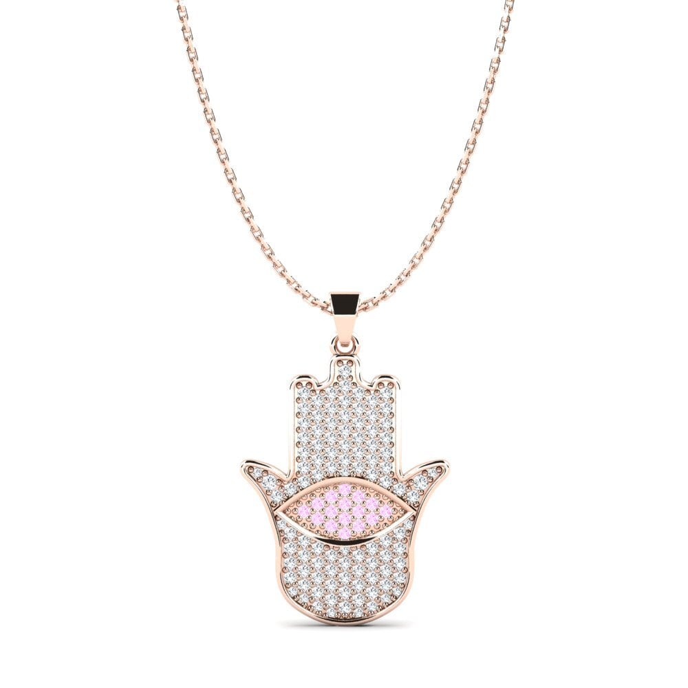 Pink Sapphire Women's Pendant Sandygast