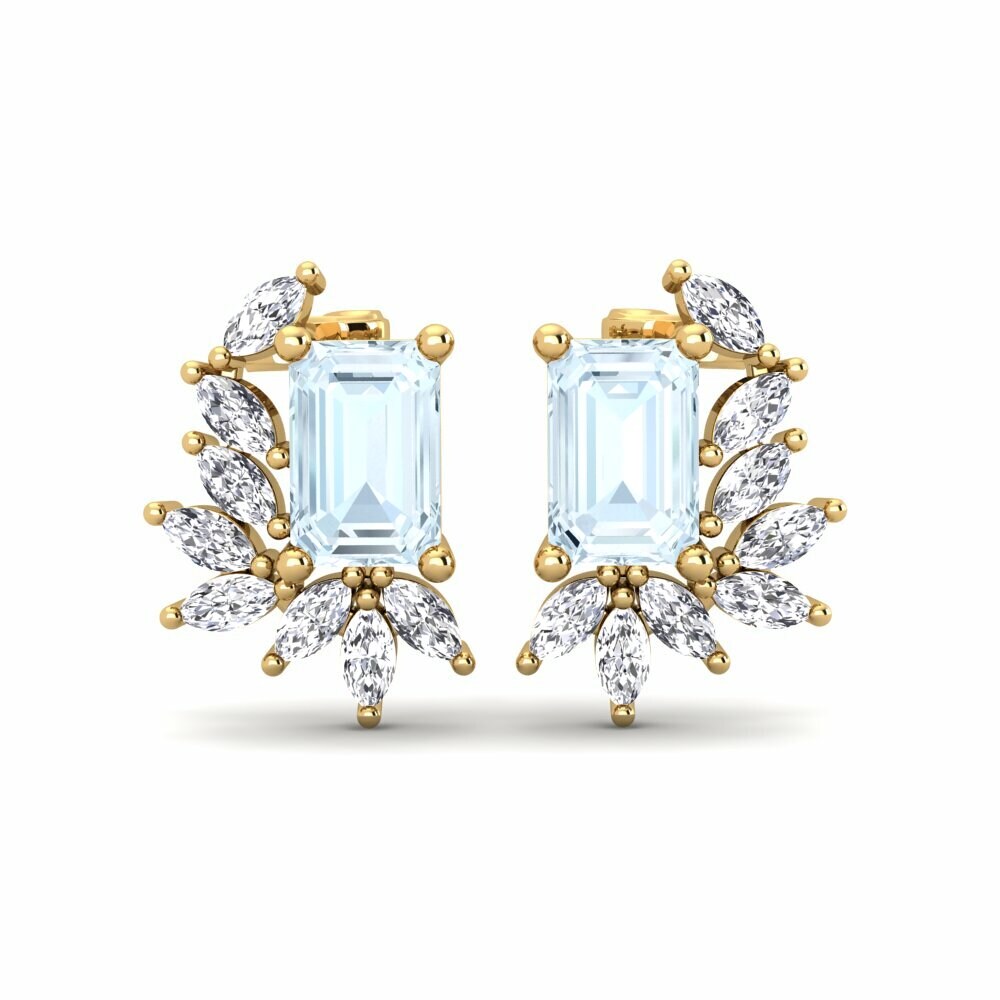 18ct Yellow Gold Women's Earring Lilith