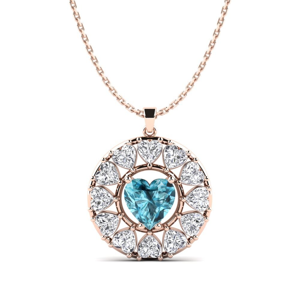 Blue Zircon Women's Pendant Medellin