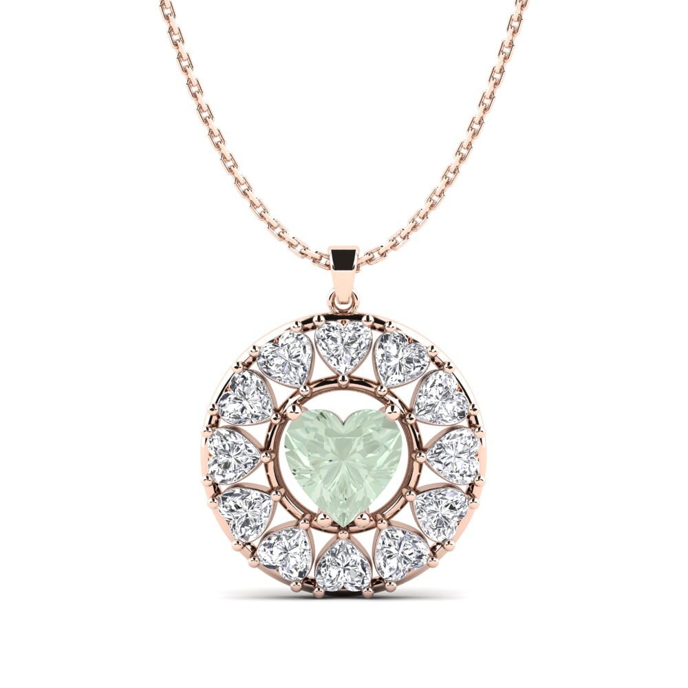 Green Amethyst Women's Pendant Medellin