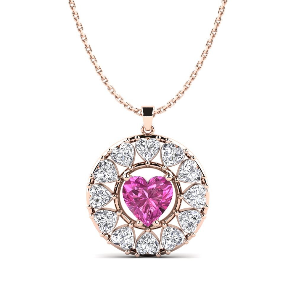 Pink Topaz Women's Pendant Medellin