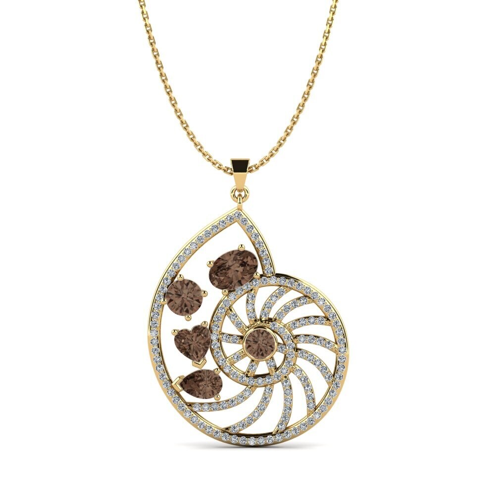 Smoky Quartz Women's Pendant Melitta