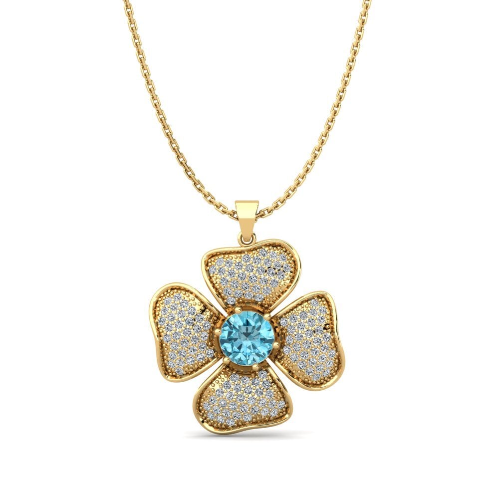 Blue Zircon Women's Pendant Sophos