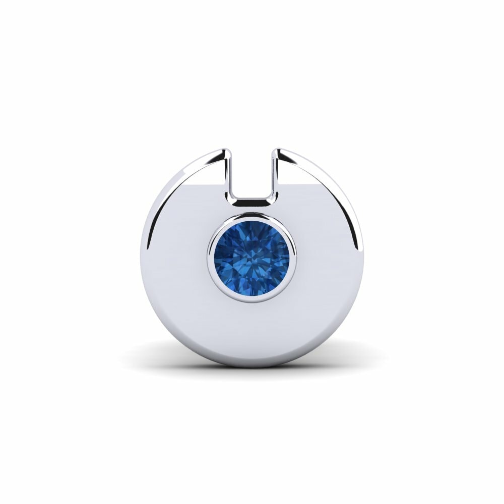 Zircone Blu Scuro Orecchino da uomo Cherrim