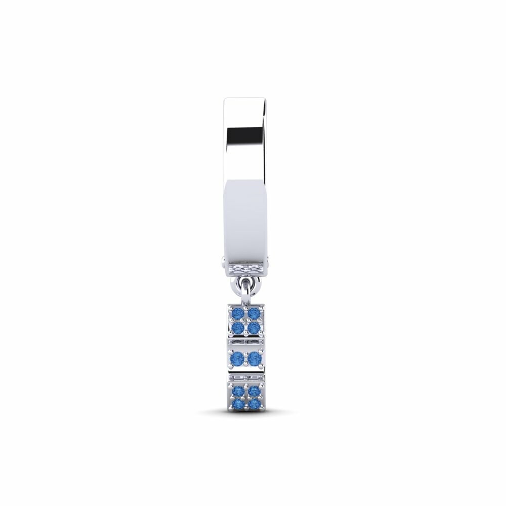 Zircone Blu Scuro Orecchino da uomo Clefable