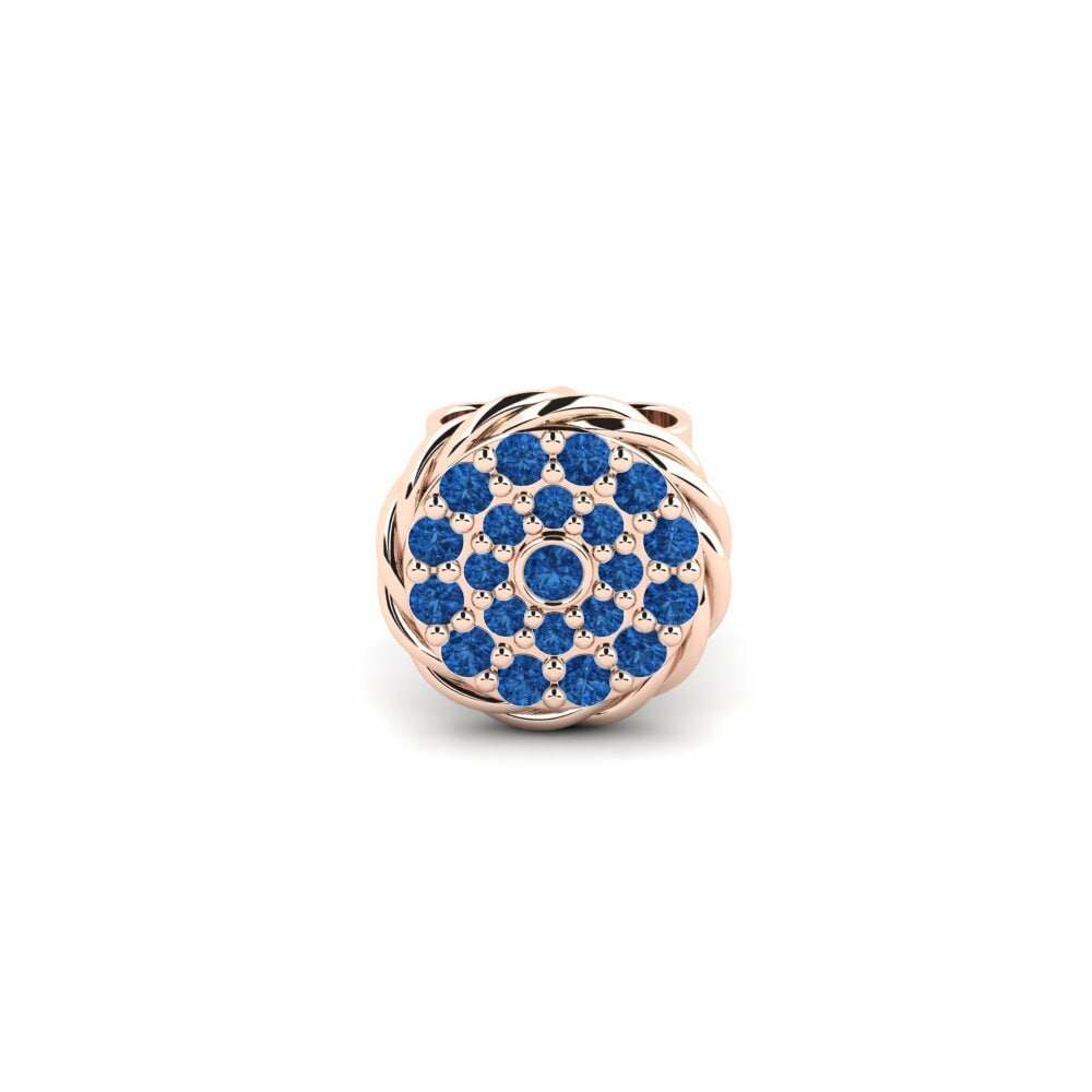 Zircone Blu Scuro Orecchino da uomo Cosmog