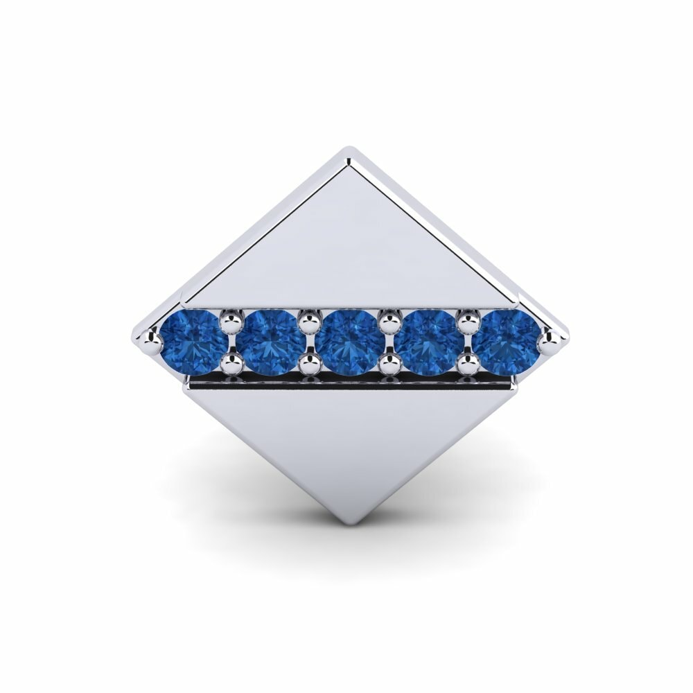 Zircone Blu Scuro Orecchino da uomo Diez