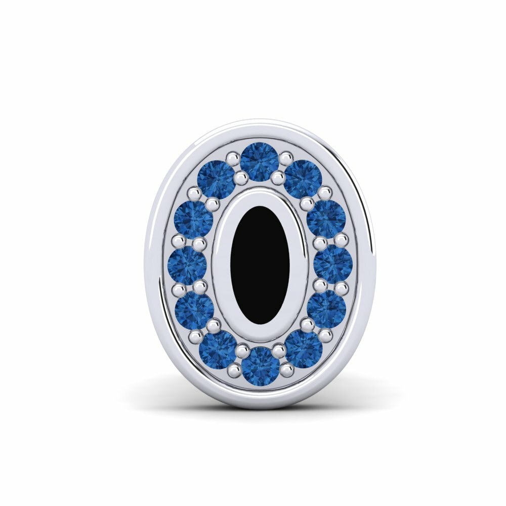 Zircone Blu Scuro Orecchino da uomo Hypno