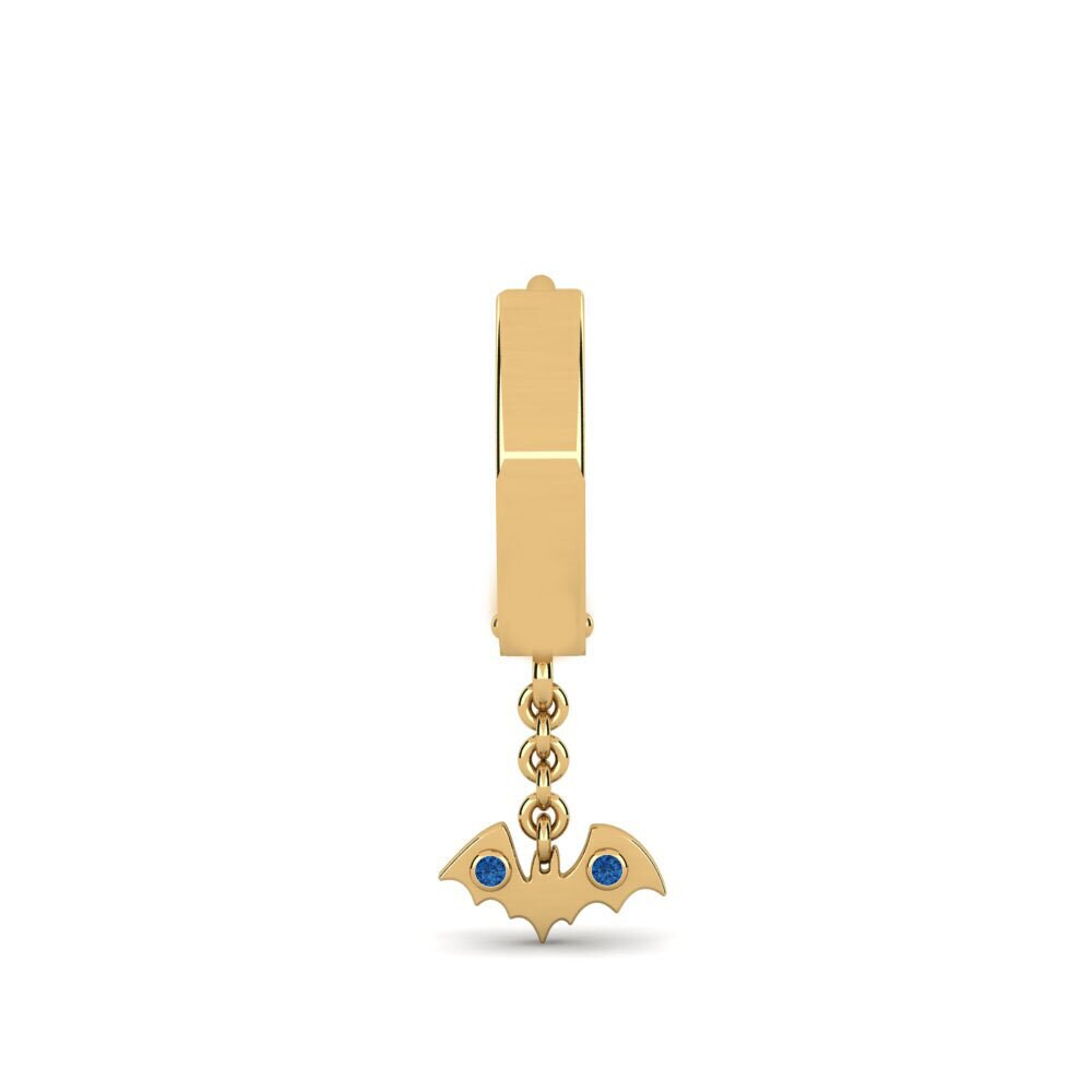 Zircone Blu Scuro Orecchino da uomo Otis