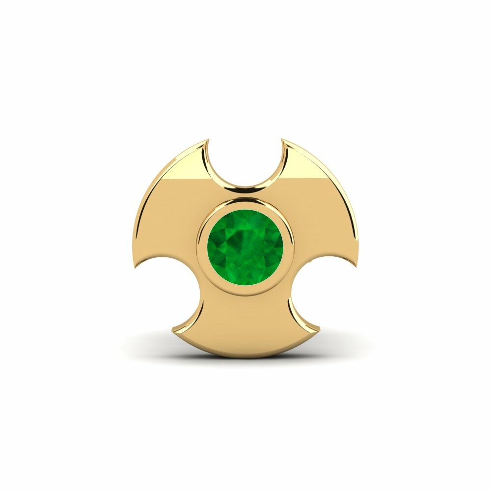 Herren-Ohrring Rotom Smaragd