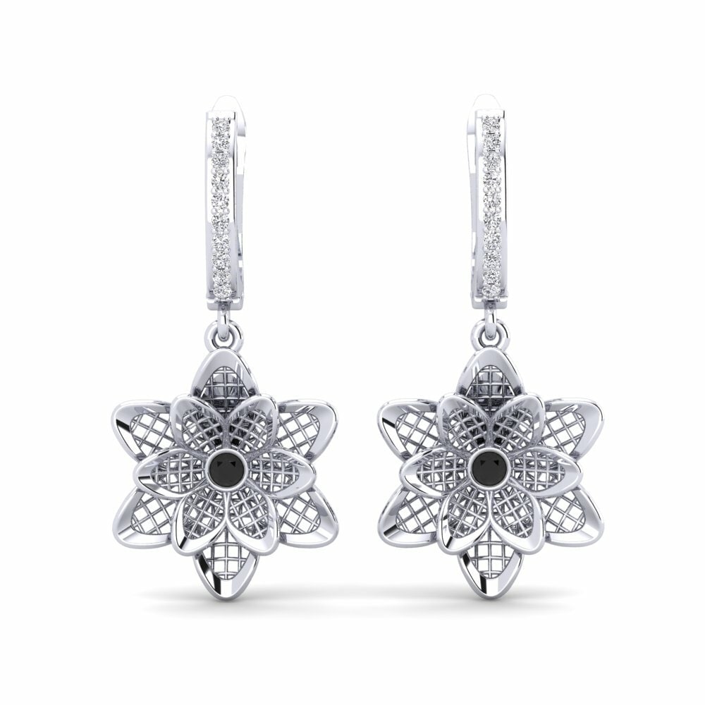 Black Sapphire Women's Earring Amitaya