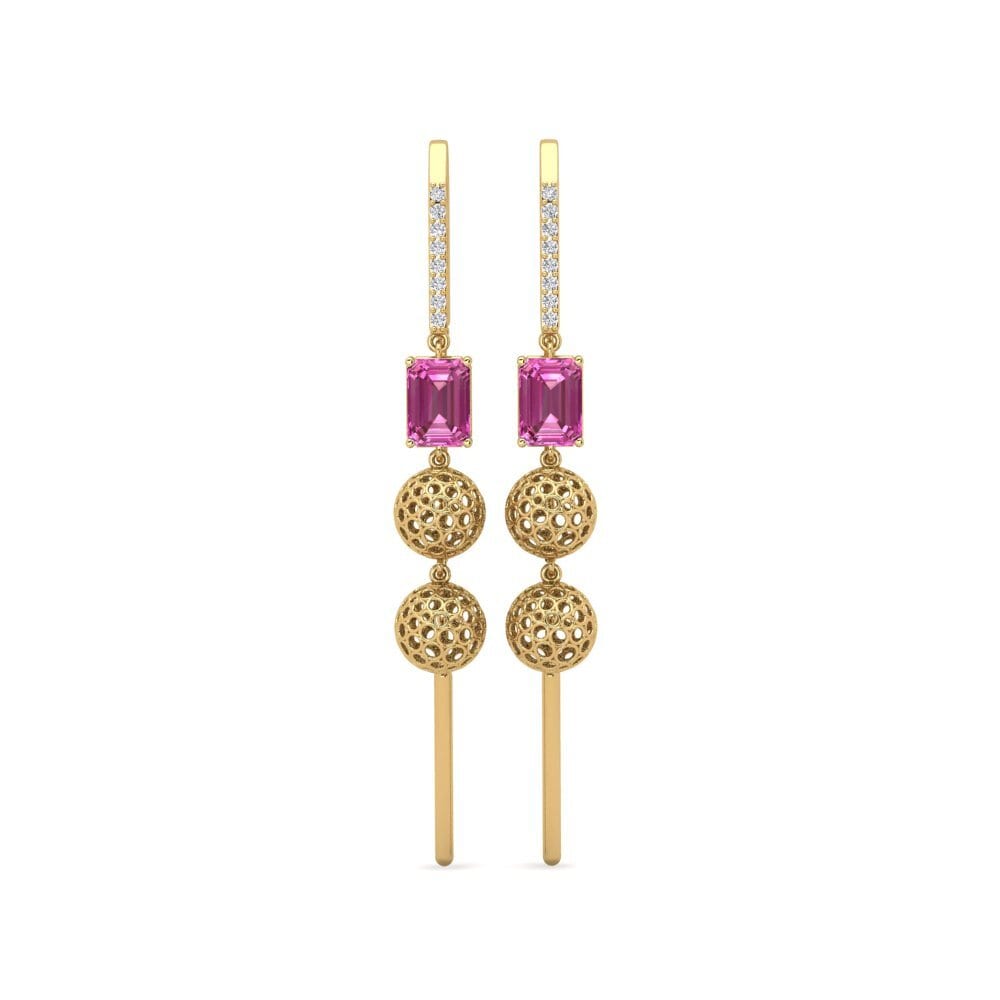 Pink Topaz Women's Earring Nectaren