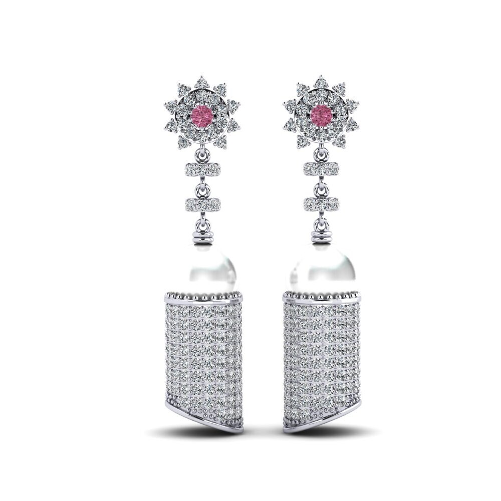 Rhodolite Garnet Women's Earring Dave
