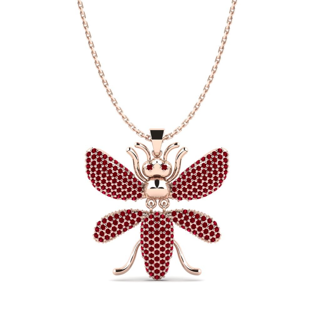 Red Zirconia Women's Pendant Aghi