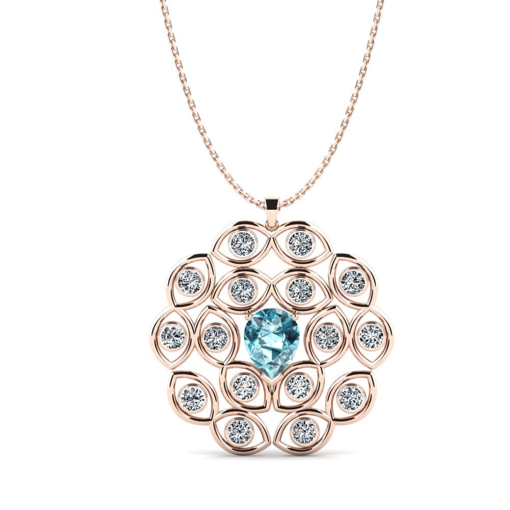 Blue Zircon Women's Pendant Alonzo