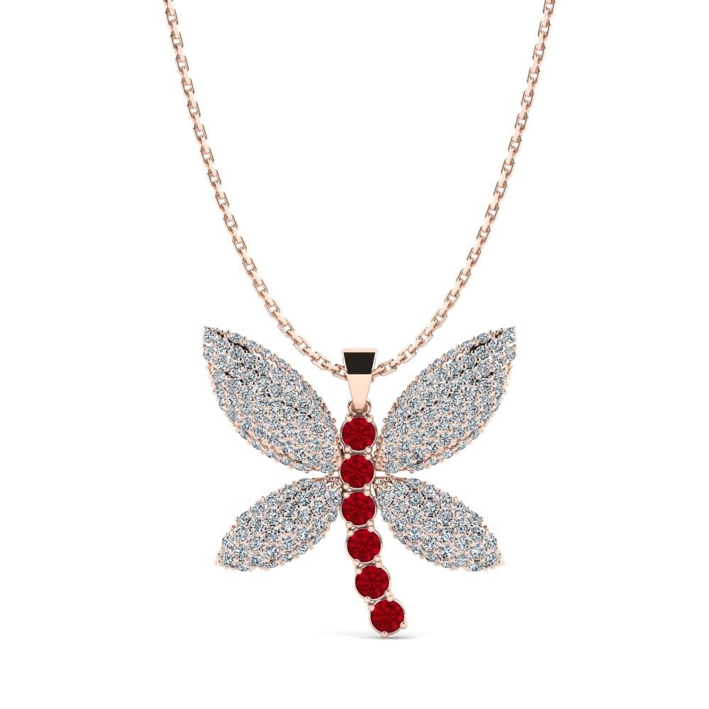 Red Zirconia Women's Pendant Cyneric