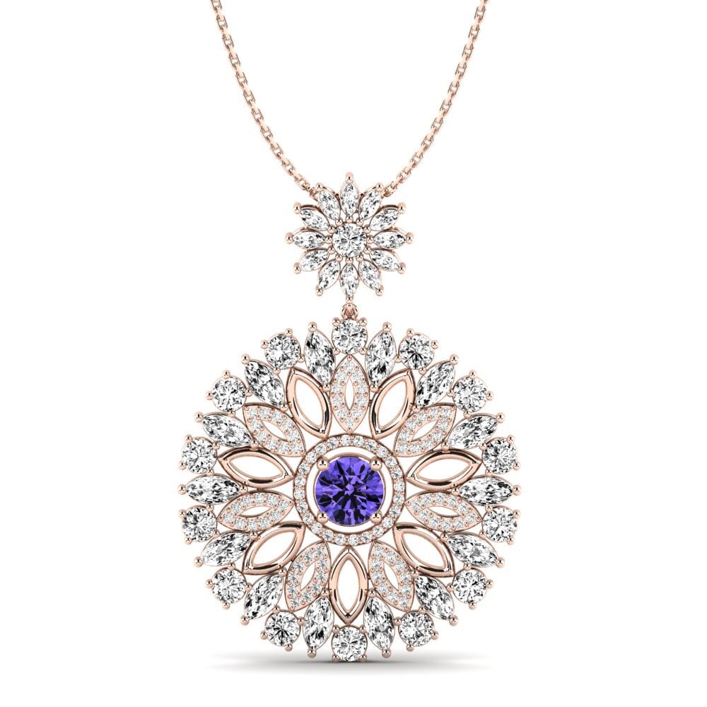Tanzanite Pingente Feminino Janjira