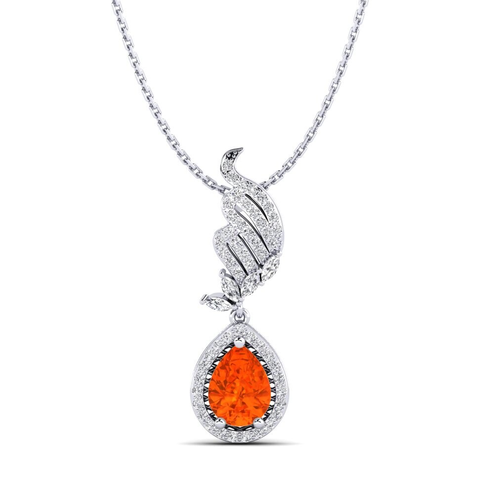 Fire Opal Women's Pendant Joselin
