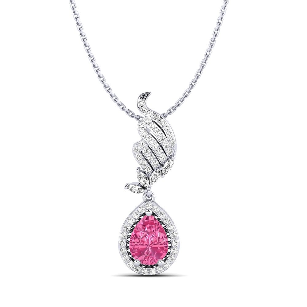 Turmalina rosa Colgante de Mujer Joselin