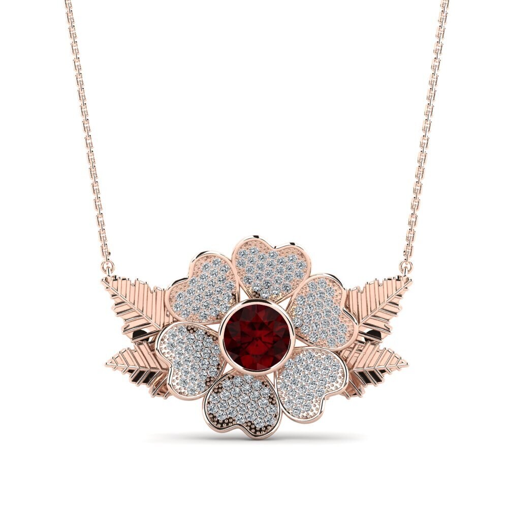 Garnet Women's Necklace Jusine