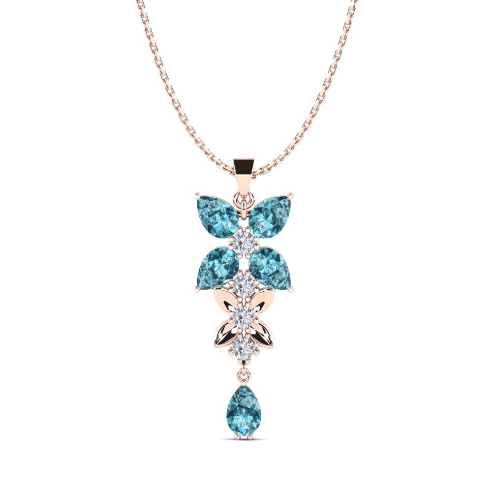 Blue Zircon Women's Pendant Smytrie