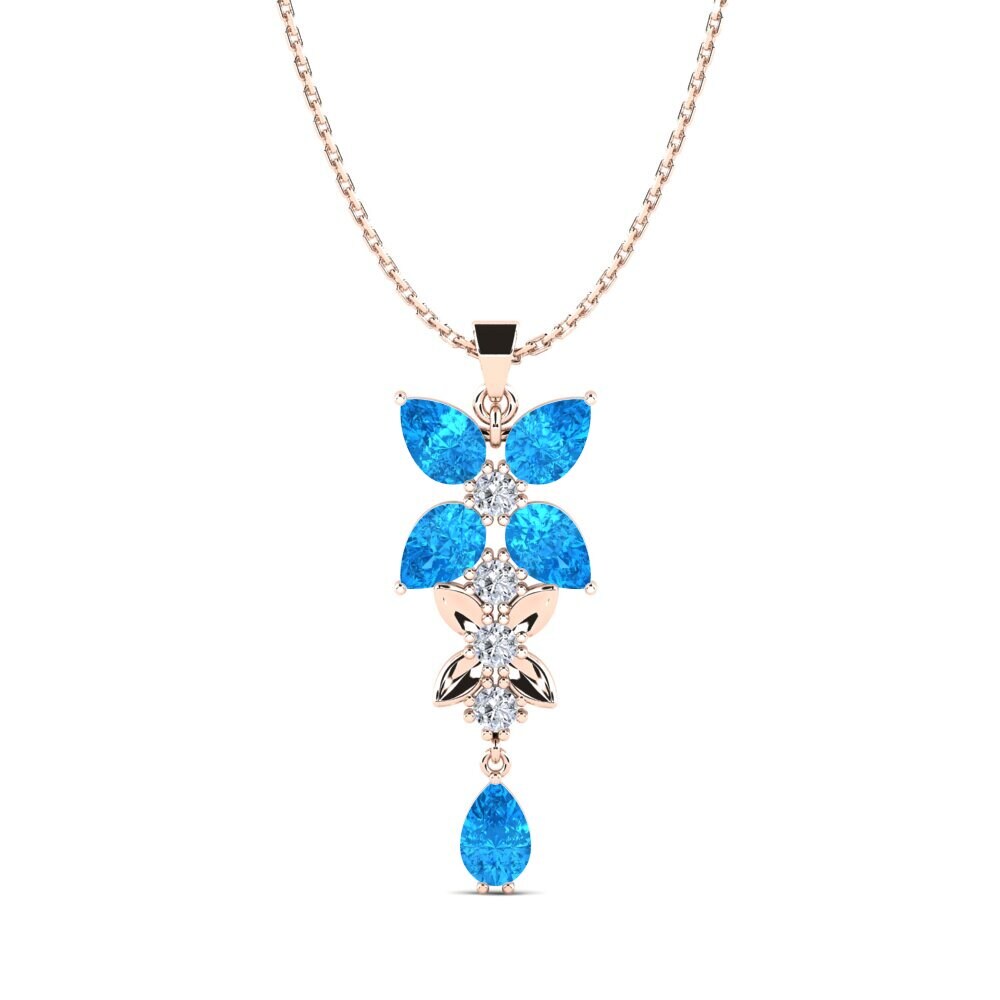 Blue Topaz Women's Pendant Smytrie