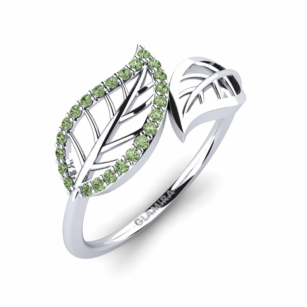 Green Diamond Ring Charlize