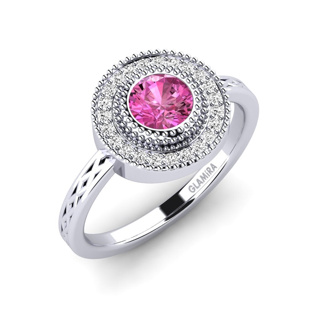 Topacio Rosa Anillo de compromiso Destinesia