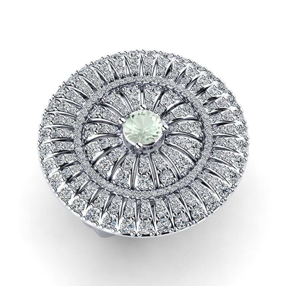Green Amethyst Ring Izzey