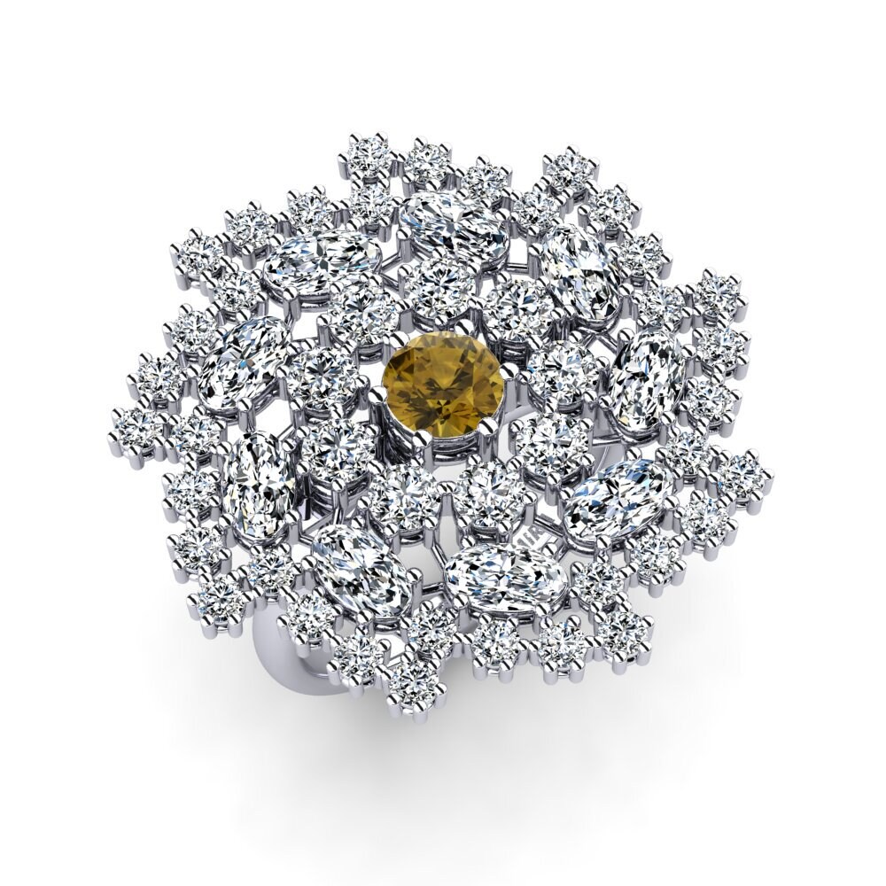 Brown Zircon Ring Roni