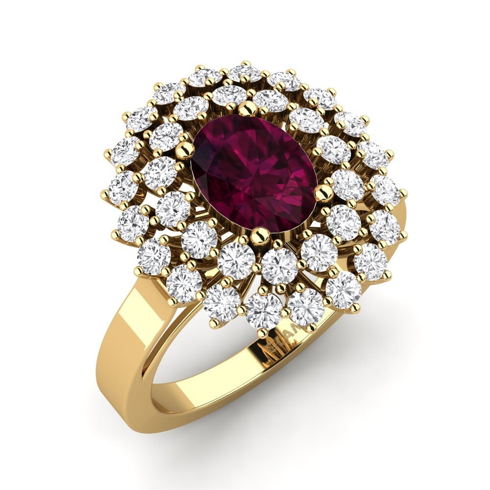 9ct Yellow Gold Engagement Ring Serenaz
