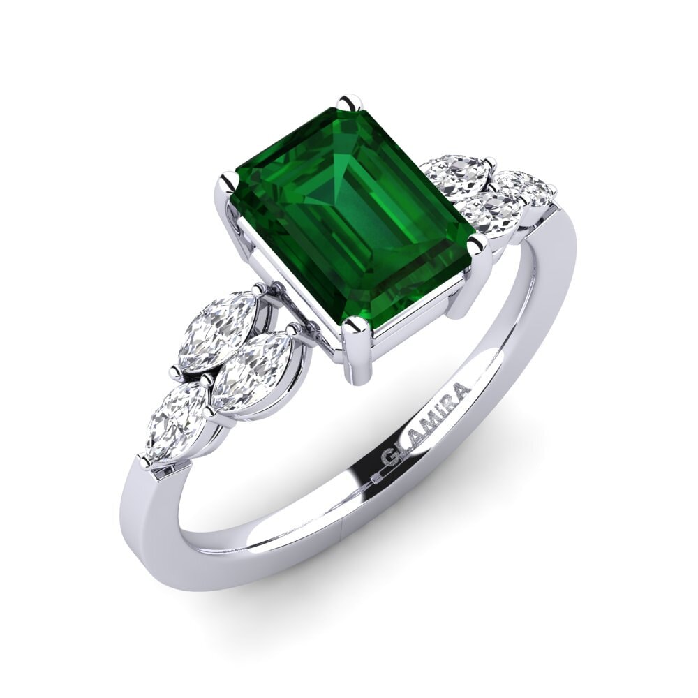 Tsavorite Engagement Ring Tarayas