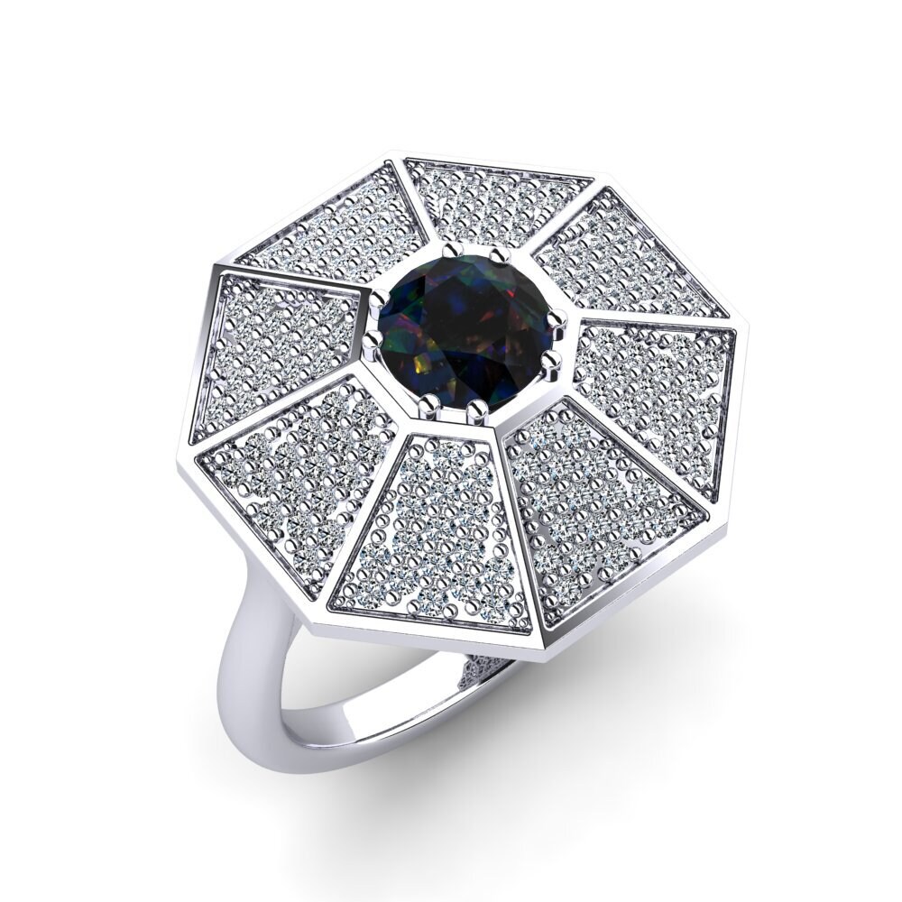 Black Opal Ring Whitto