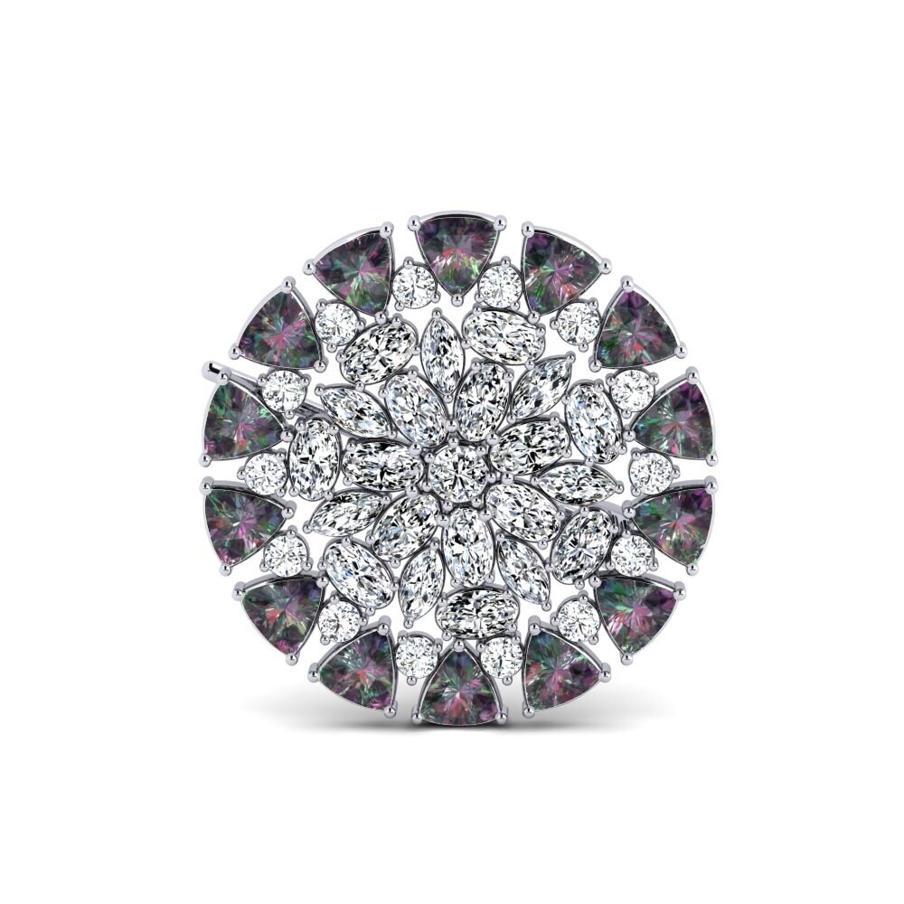 Mystic Topaz Brooch Bensen