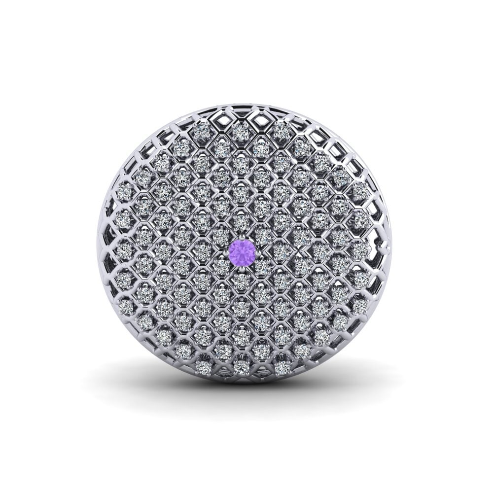 Amethyst Brooch Berfin