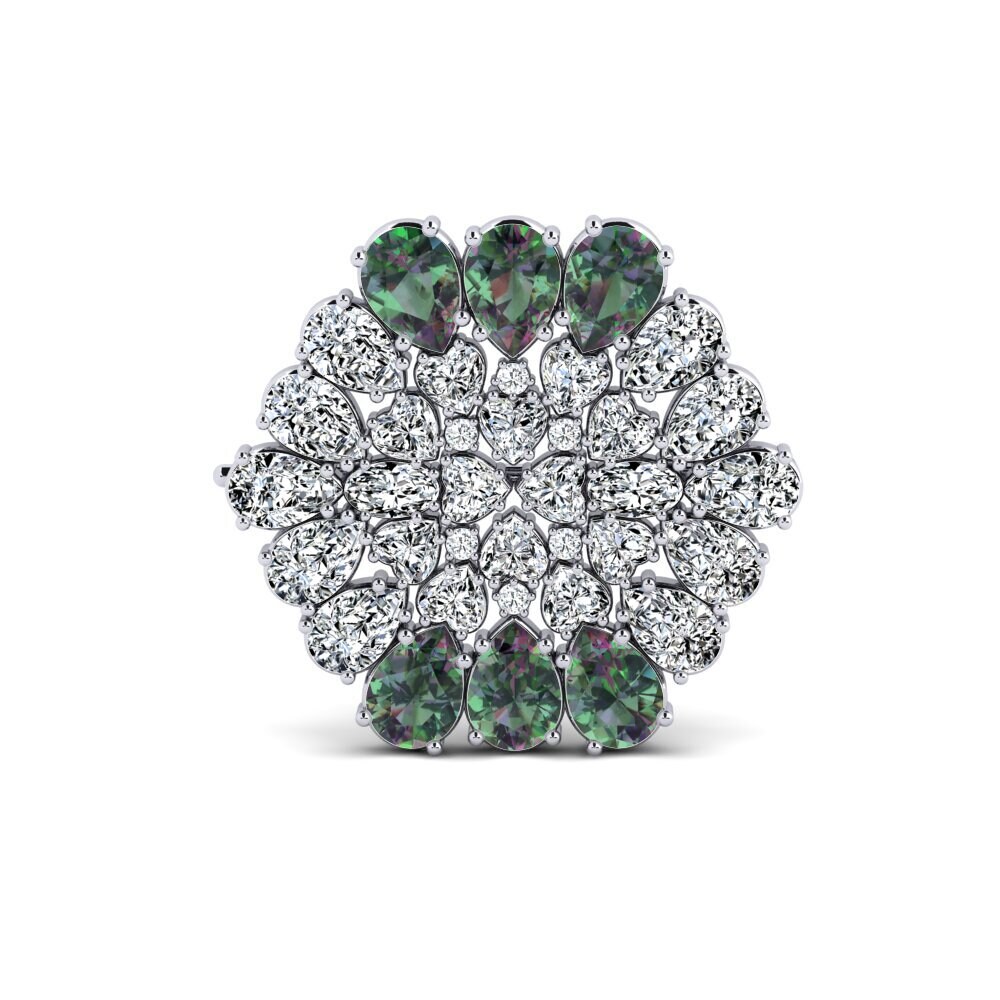 Mystic Topaz Brooch Danuta