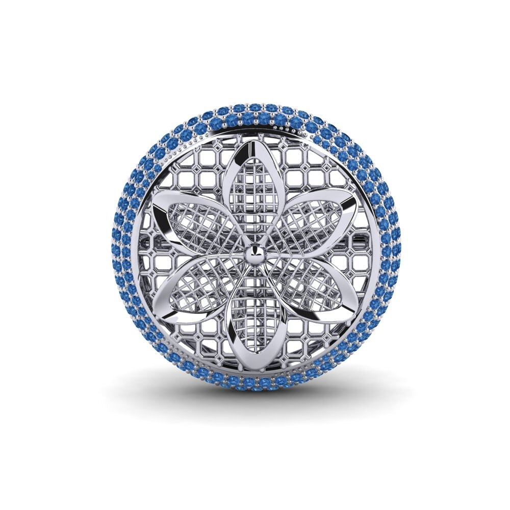 Circonita Azul Oscuro Broche Legos