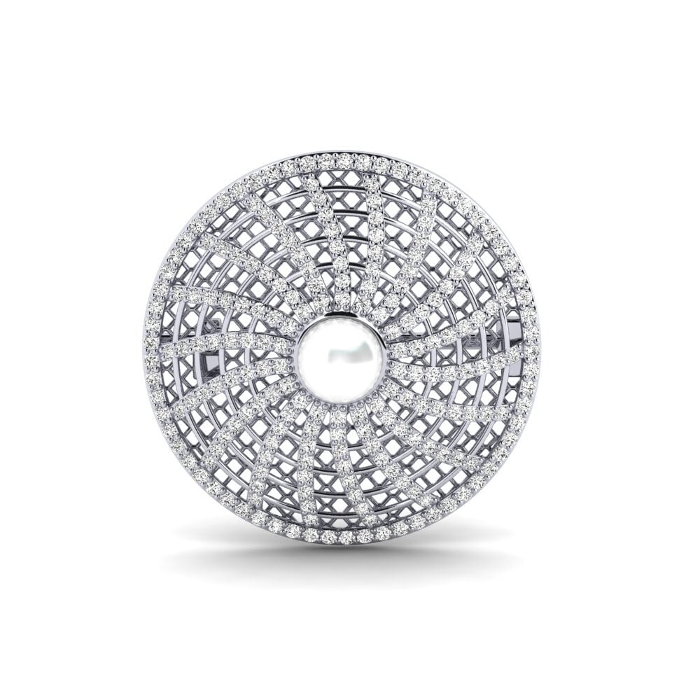 Moissanita Broche Lettana